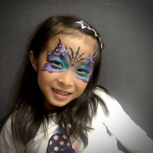 Halloween Butterfly Face Painting