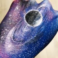 Galaxy arm paint - Olivian Face Paint