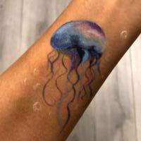 Jellyfish arm paint - Olivian Face Paint