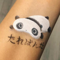 Panda arm paint - Olivian Face Paint