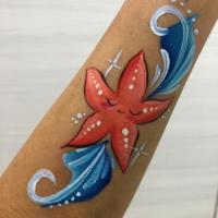 Starfish arm paint - Olivian Face Paint