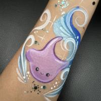 Stingray arm paint - Olivian Face Paint