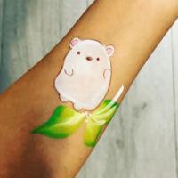 Sumikko Gurashi arm paint - Olivian Face Paint