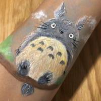Totoro arm paint - Olivian Face Paint