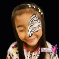 Zebra-Face - Olivian Face Paint