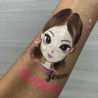 BlackPink Jennie Arm Paint - Olivian Face Paint