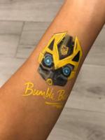 Bumble Bee arm paint - Olivian Face Paint